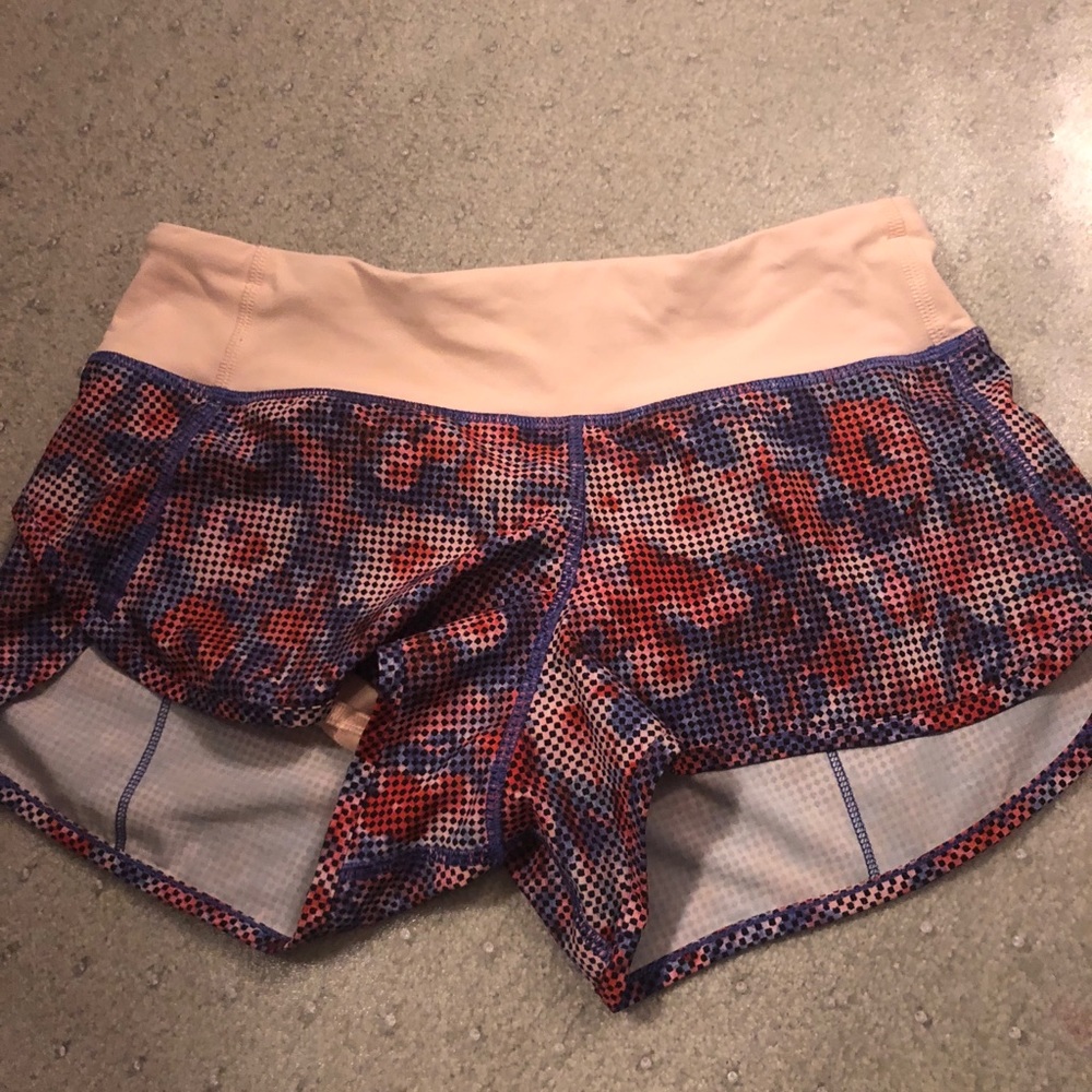 Lululemon speed shorts; 2.5”